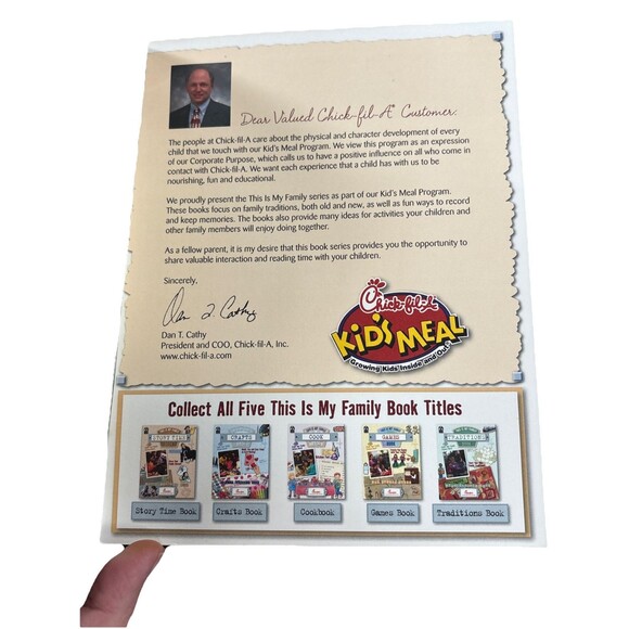 This is My Family Games Book from Chick-Fil-A 2006 Activity Booklet - Picture 5 of 6